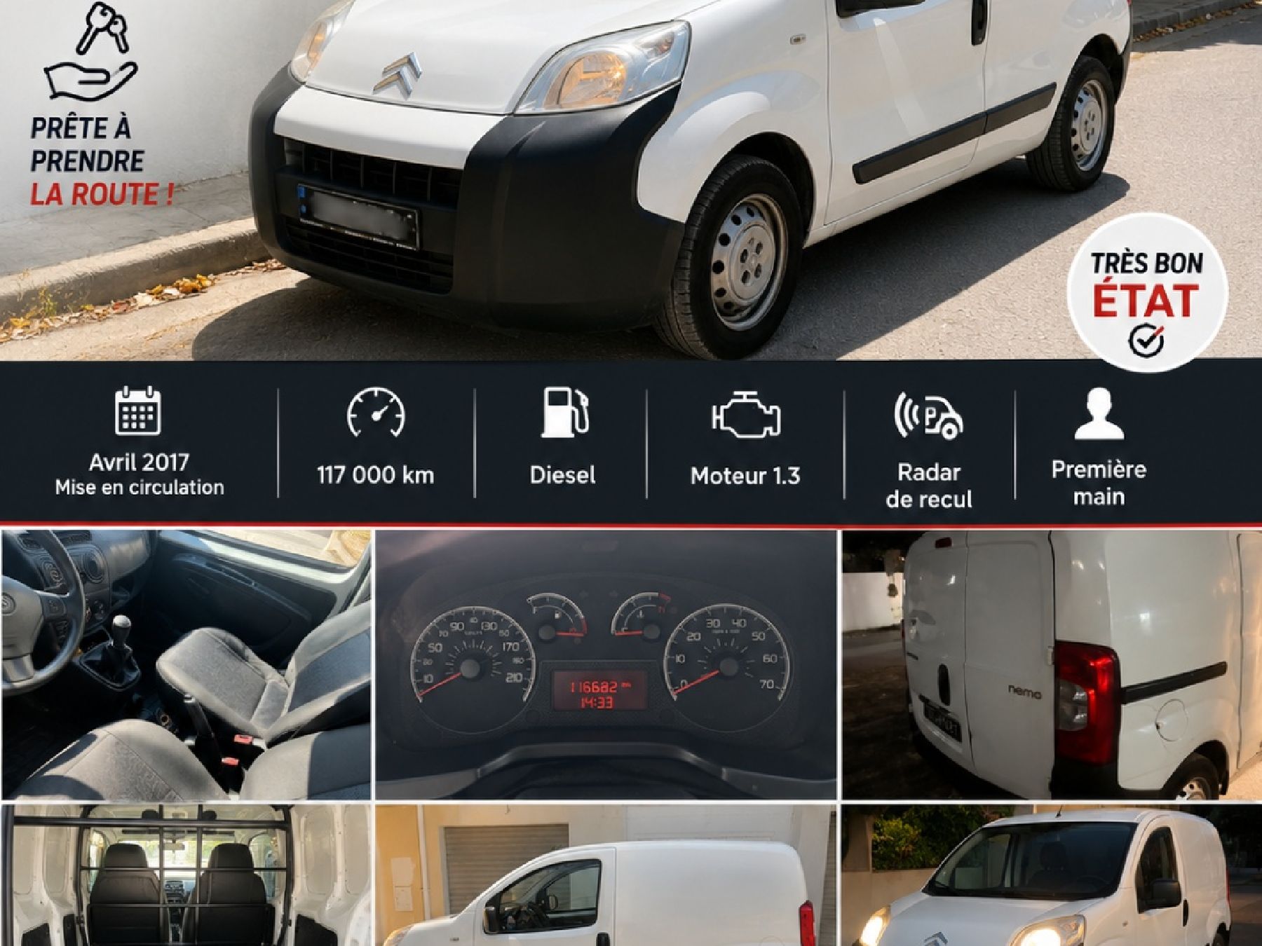 Citroen Nemo 1.3 HDi (80 CH)