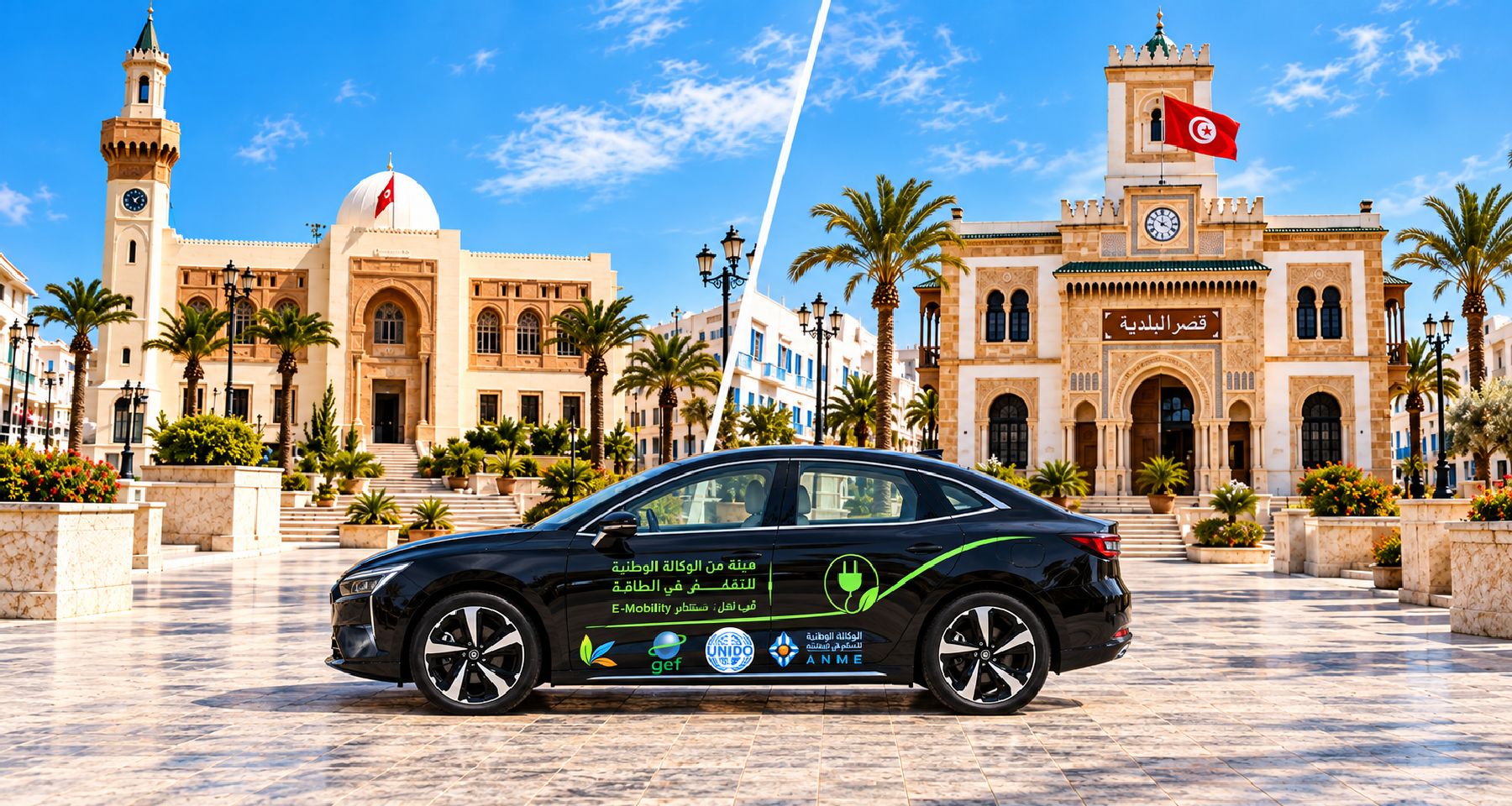 SFAX ET DJERBA : CINQ VOITURES ÉLECTRIQUES REMISES AUX MUNICIPALITÉS