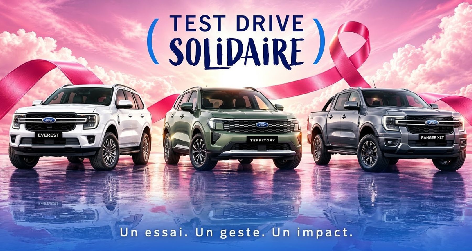 ALPHA FORD : DES ESSAIS SOLIDAIRES POUR OCTOBRE ROSE À TUNIS