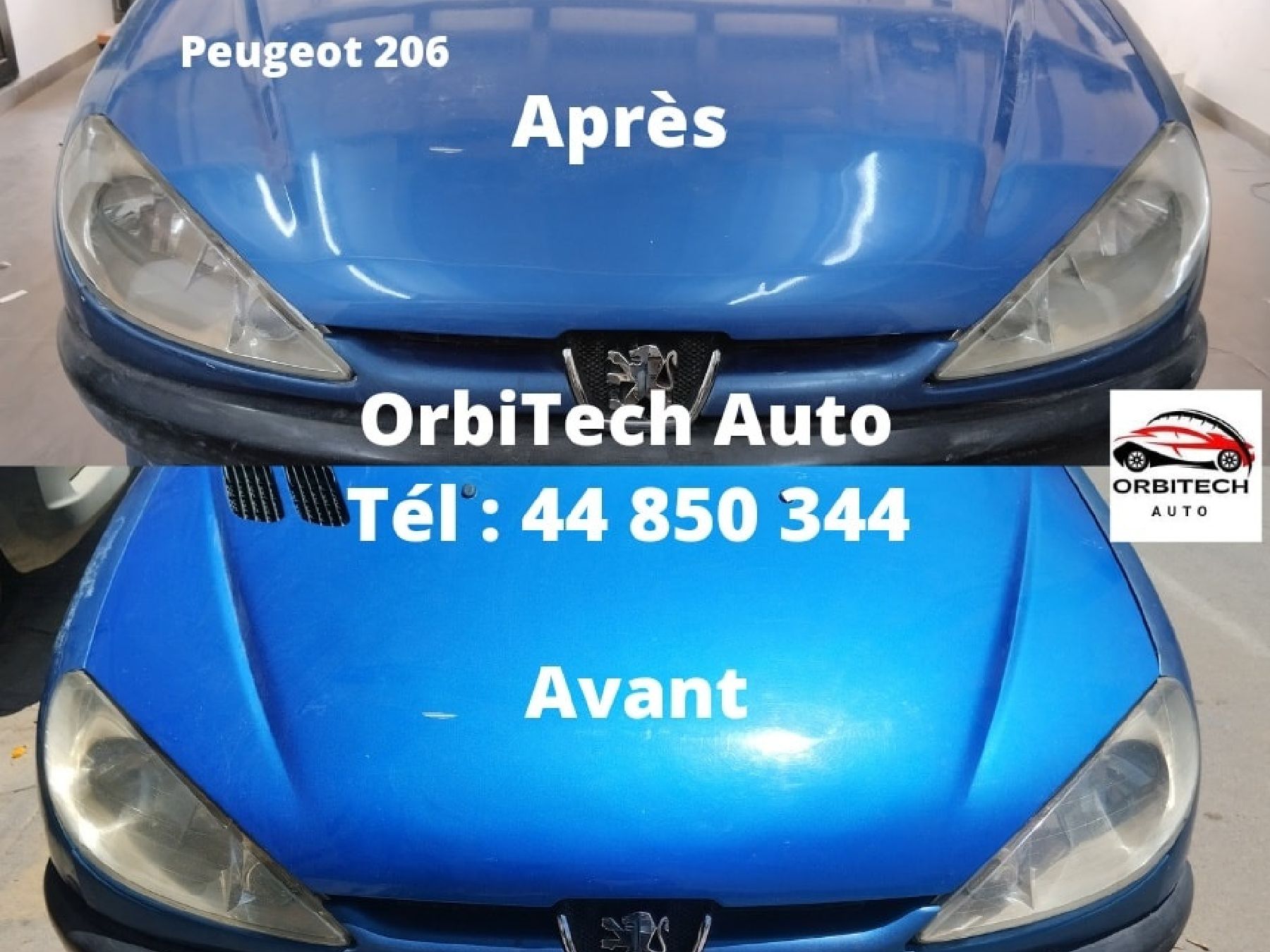 Rénovation Optiques de Phare voiture par Vapeur