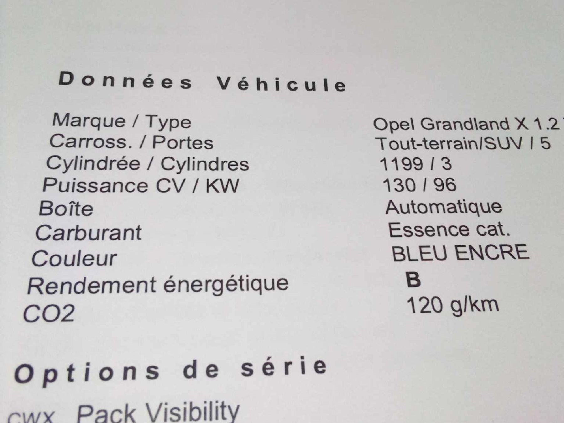 Opel Grandland X 1.2 Turbo (130 Hp) Automatic