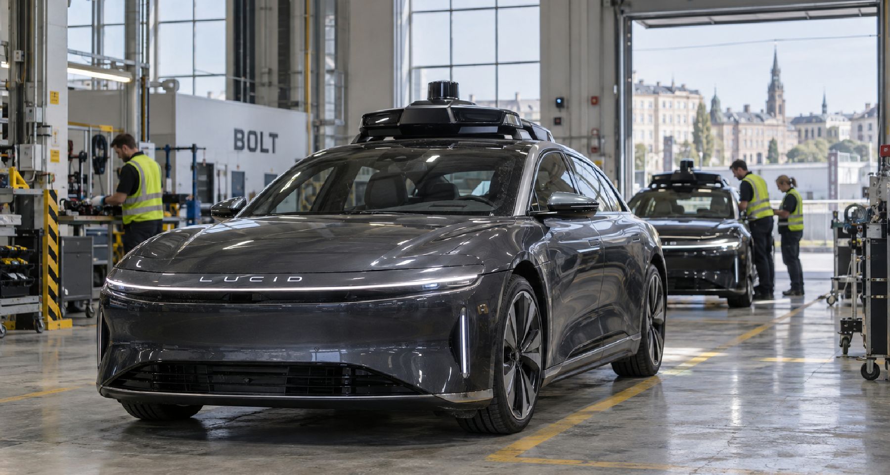 LUCID ET BOLT VISENT 25 000 VÉHICULES AUTONOMES EN EUROPE