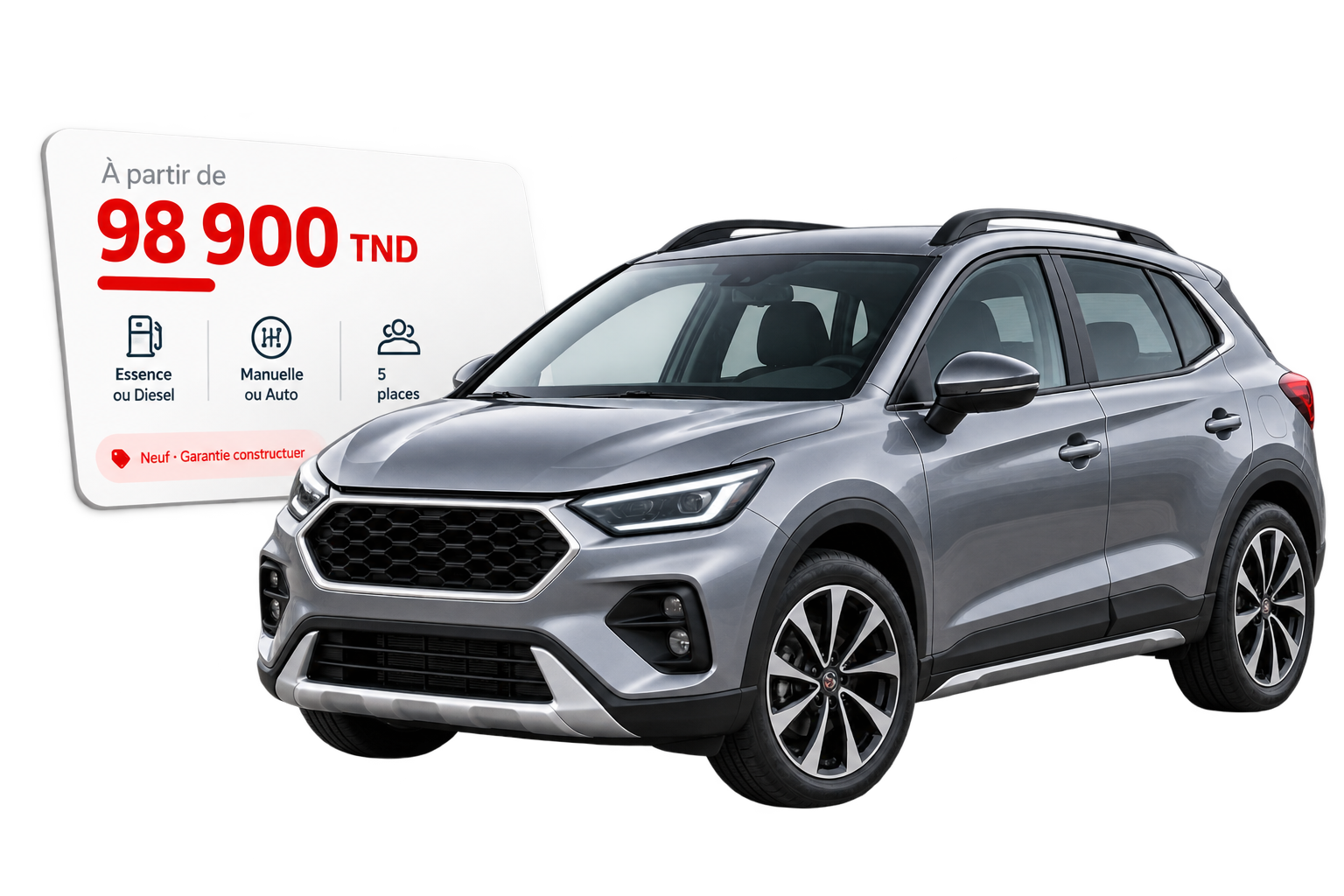 Prix des voitures neuves en Tunisie par Automoto